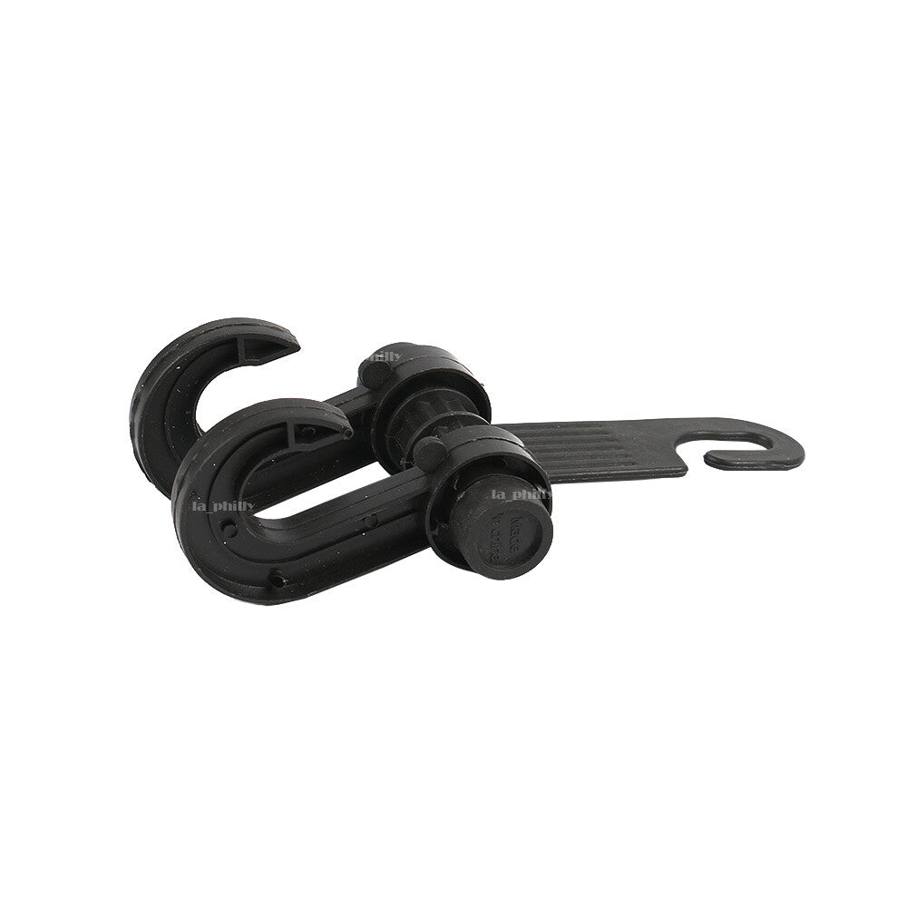 2Pcs Interior Accessories Back for Seat Headrest Hanger Holder Double Hooks Clips