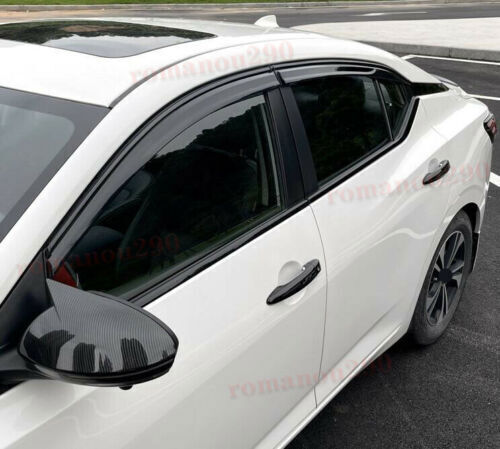 for Nissan Sentra 2020-23 BlackWindow Wind Visors Sun Rain Guard Vent Deflectors