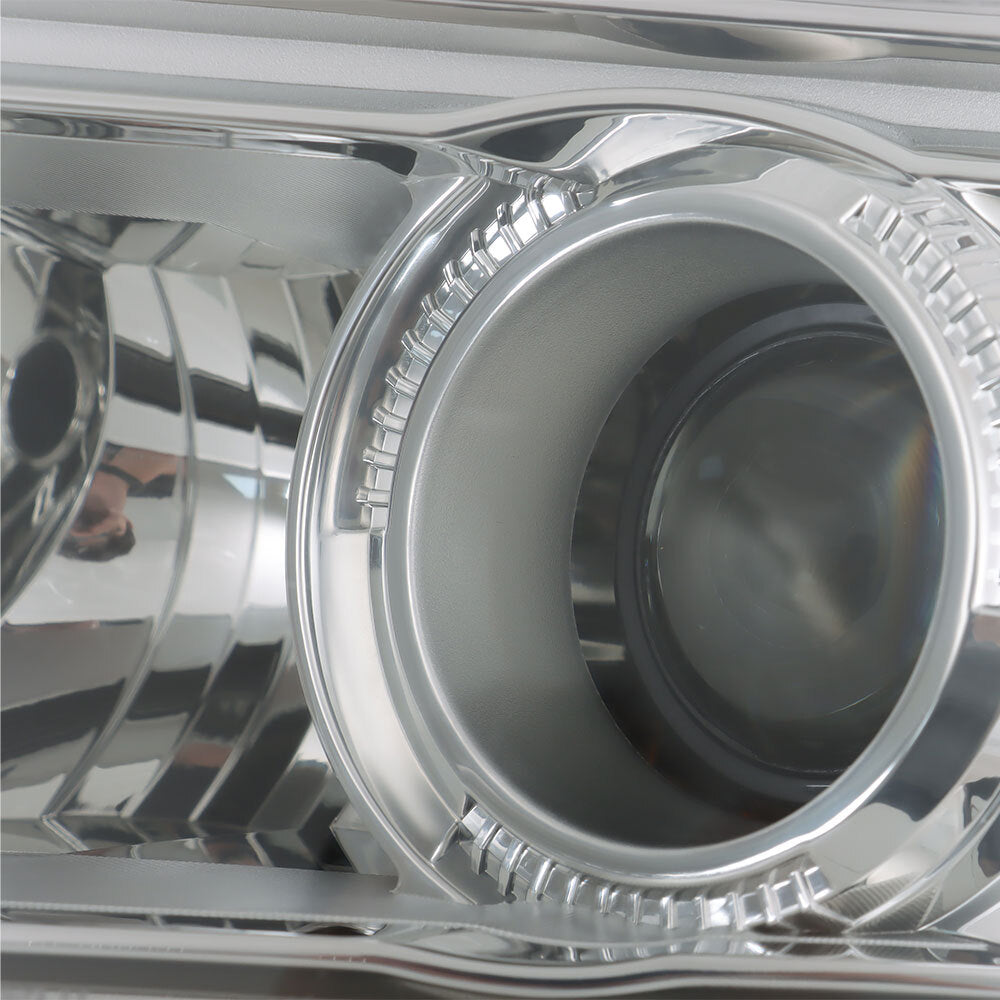 Headlights applicable to 2016-2017 for GMC Terrain SLE/SLT right-hand + LH side transparent chrome trim. n