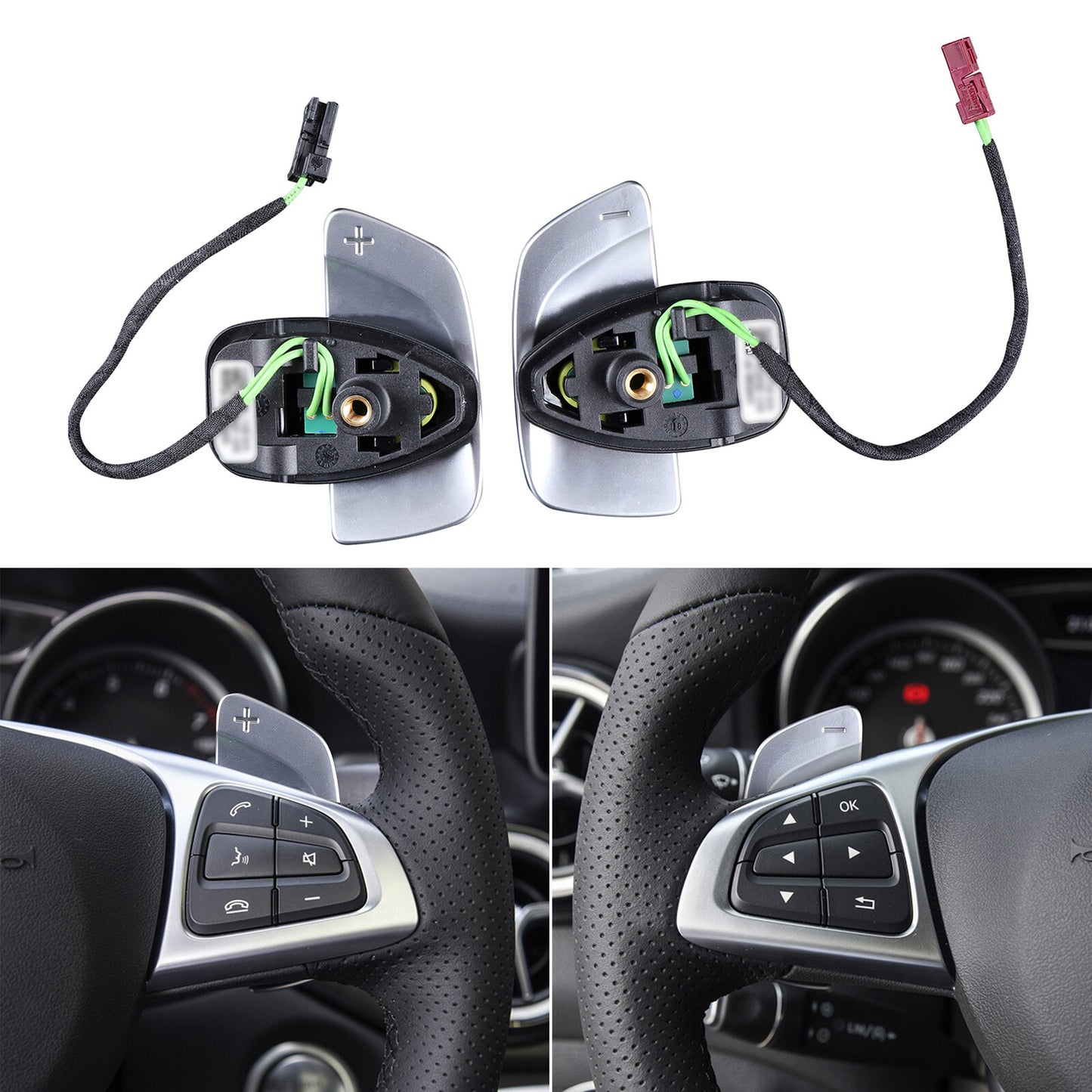 Steering wheel paddle shifter is compatible with the new W177 W205 W213 C238 CLS G-Class. n