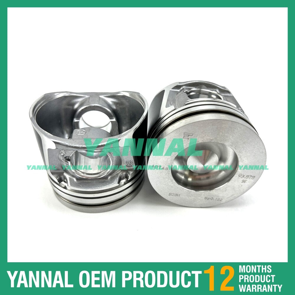 BF4M2011 piston standard 0507-9253 0428-6720 is suitable for Deutz excavator engines.