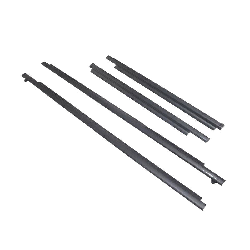4x/Set Door Glass Outer Weatherstrip Trim Seal Kit for Toyota 4Runner 1995-2002