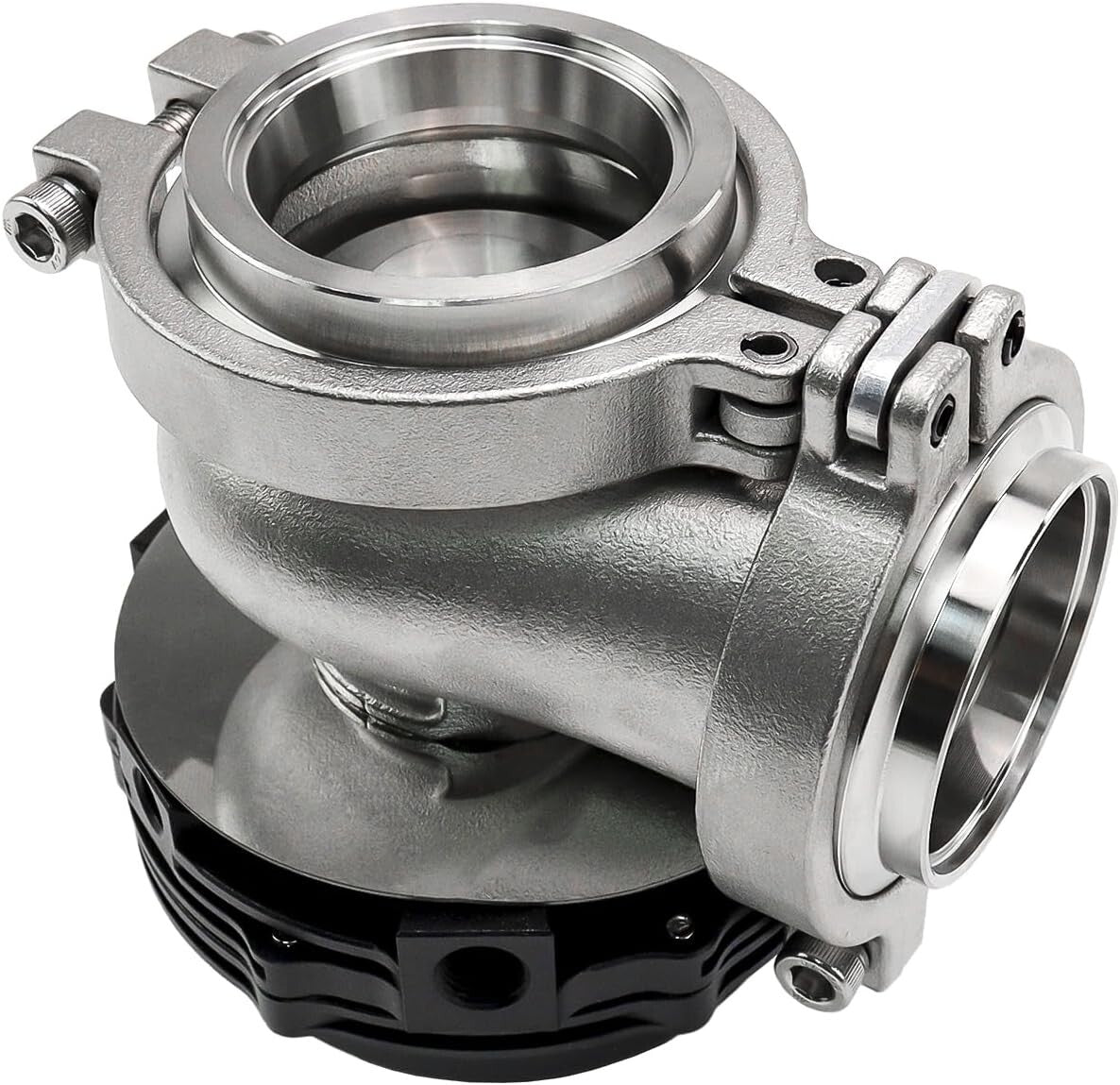 44mm Black Wastegate External Turbine with Dial, V-Band Flange Spring MV-R 14PSI