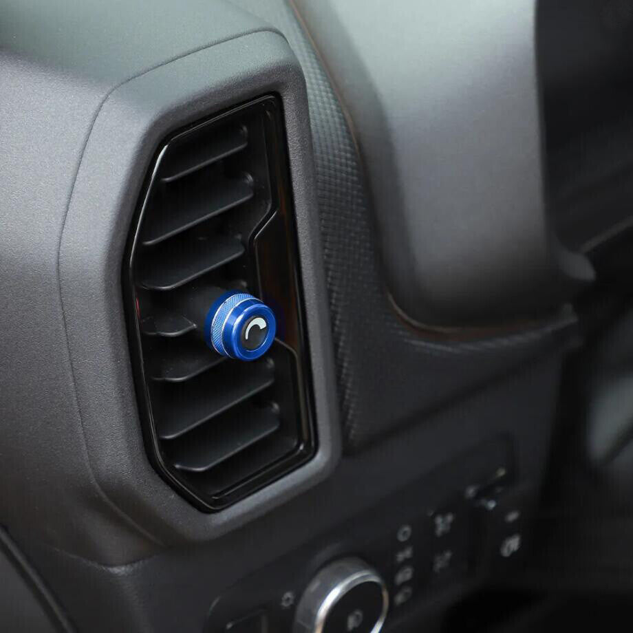 Air conditioning vent socket trim ring for 2021-2024 for Ford for Mustang Sport Blue