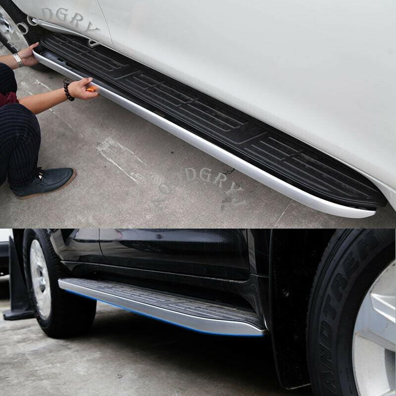 Running Board Nerf Bar Trim Cover Decor Strips for Toyota Prado FJ150 2010-2021