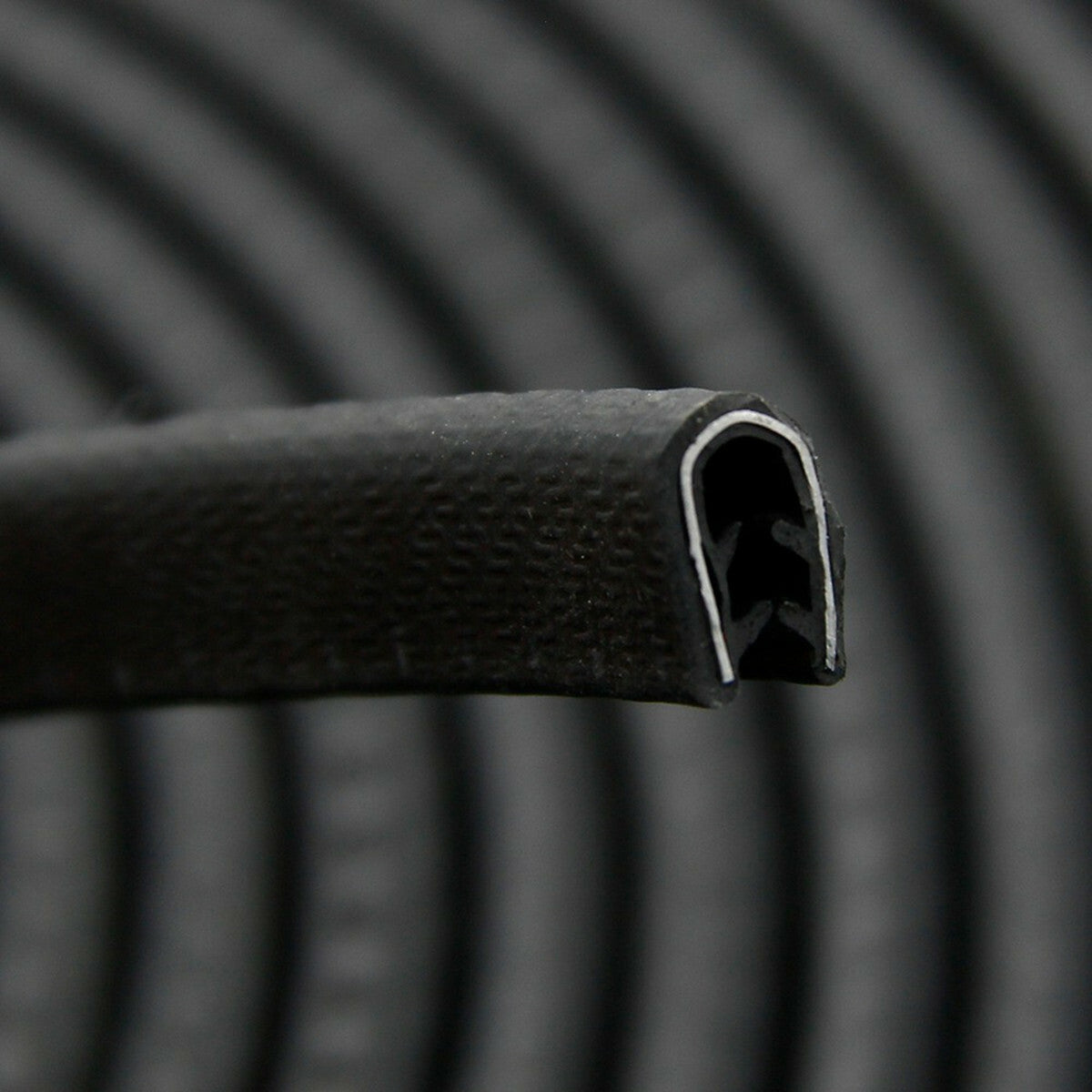 Car Seal Strip Door Edge Rubber Weather Seal Body Pinchweld Trim Steel Insert