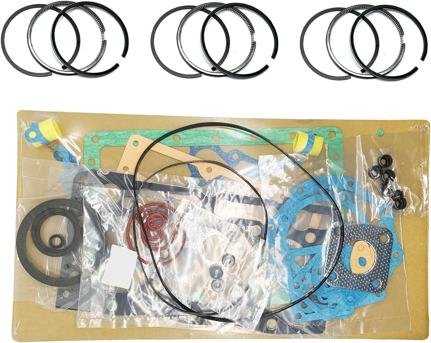 Piston Rings Set 83mm STD compatible with for VW for Audi A6 Q5 Q7 3.0 TDI Diesel 19865 B