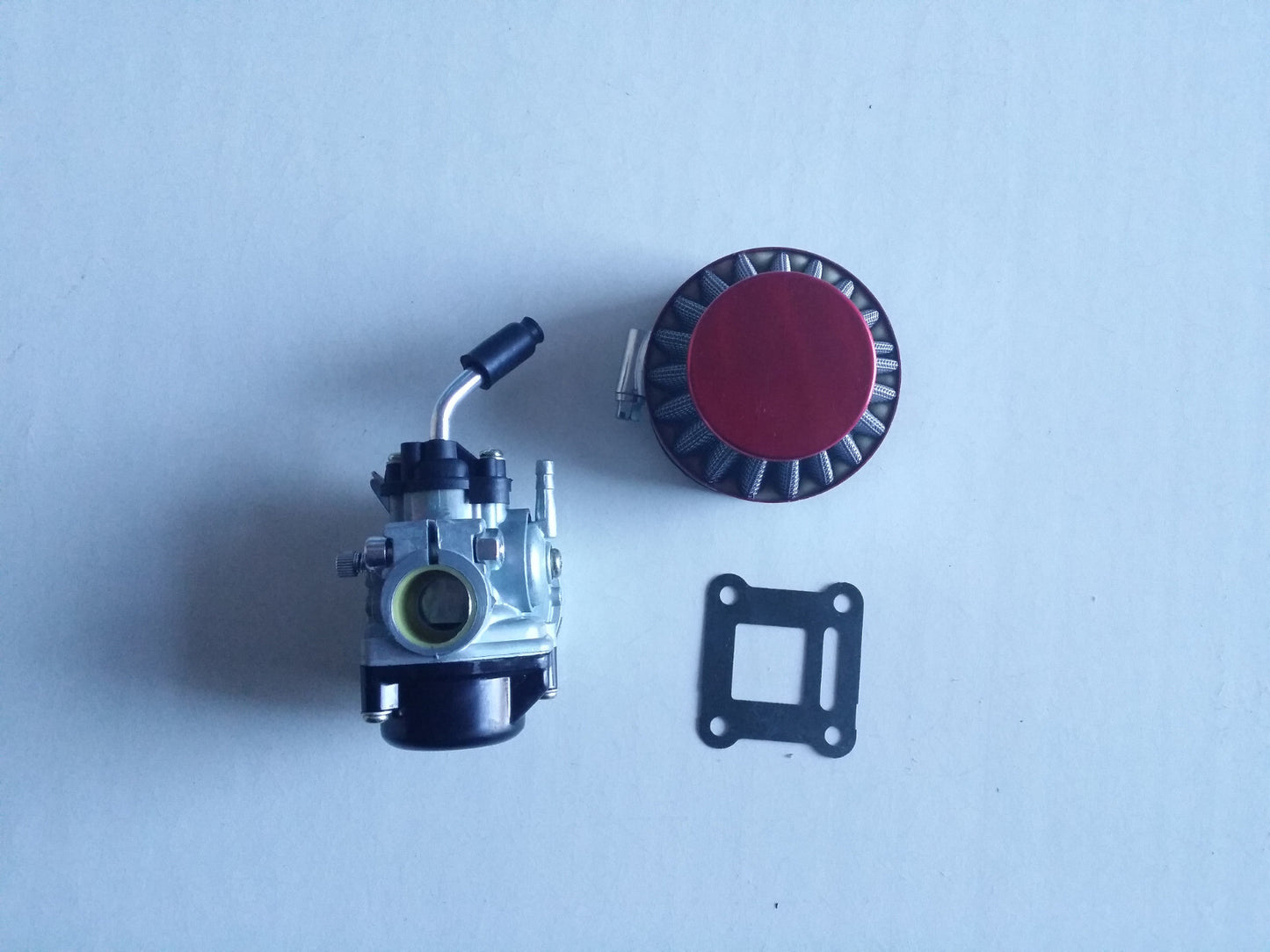 High-performance 2-stroke carburetor suitable for 49cc, 60cc, and 80cc electric bicycles.