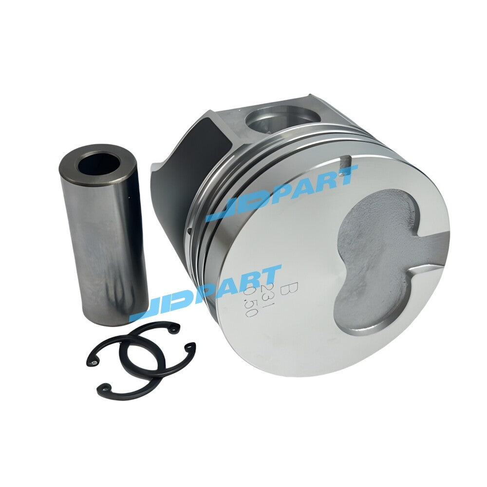 3-piece 3AE1 piston kit + 0.5mm diameter for excavator engine parts -