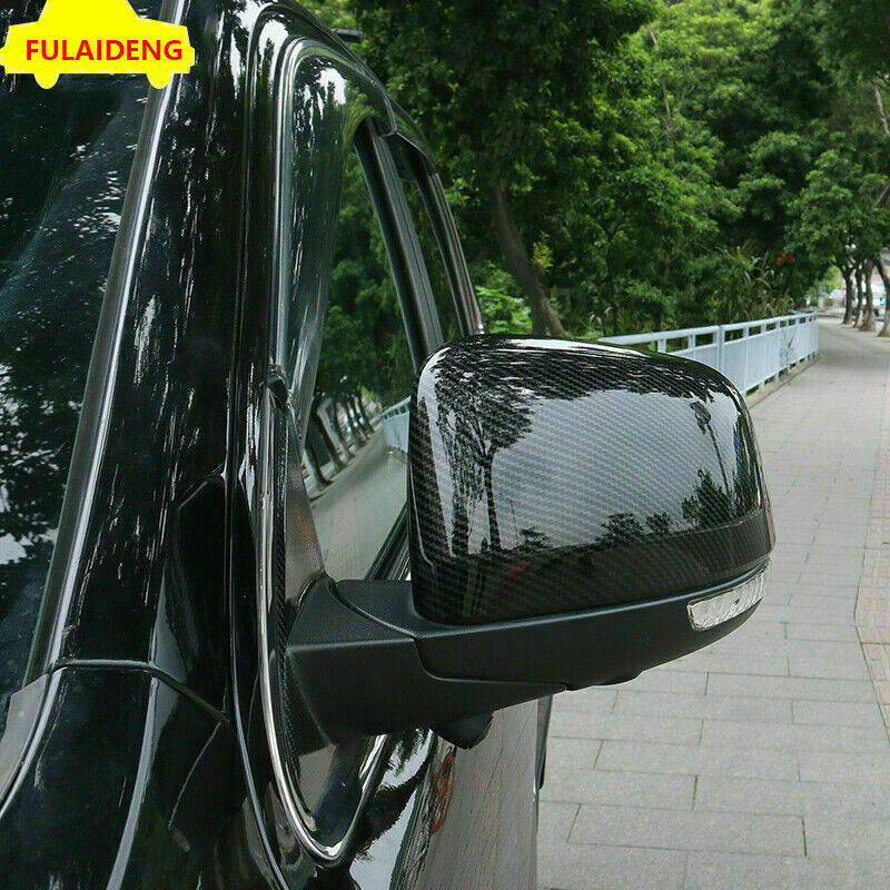 for Jeep Grand Cherokee 2014-2020 Carbon Look Rear View Side Door Mirror Cover2