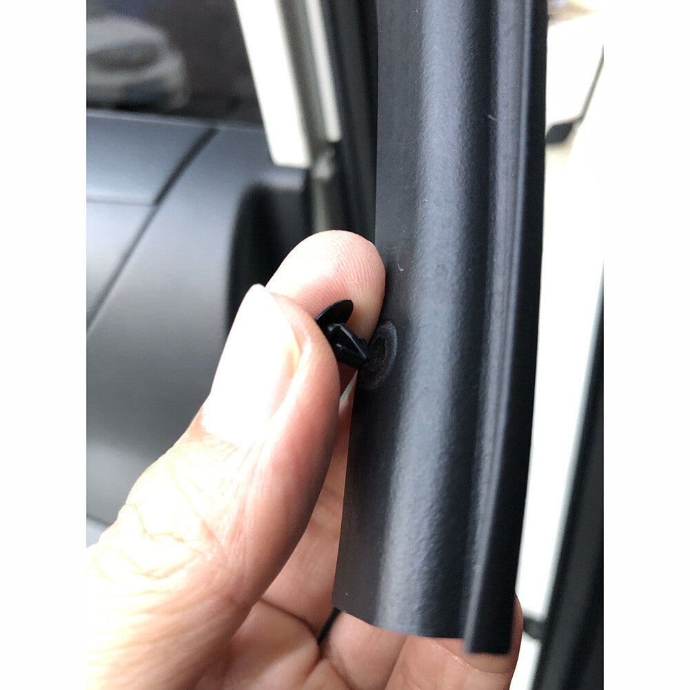 10 Car Rubber Door Seal Weatherstrip Retainer Clips for Nissan