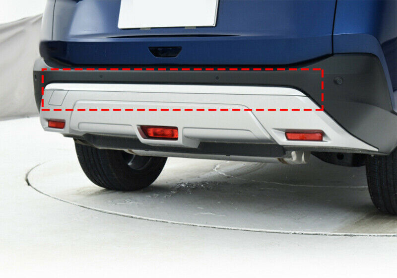 for Nissan Rogue 2021-2023 Chrome ABS Car Rear Bottom Bumper Molding Strip Trim