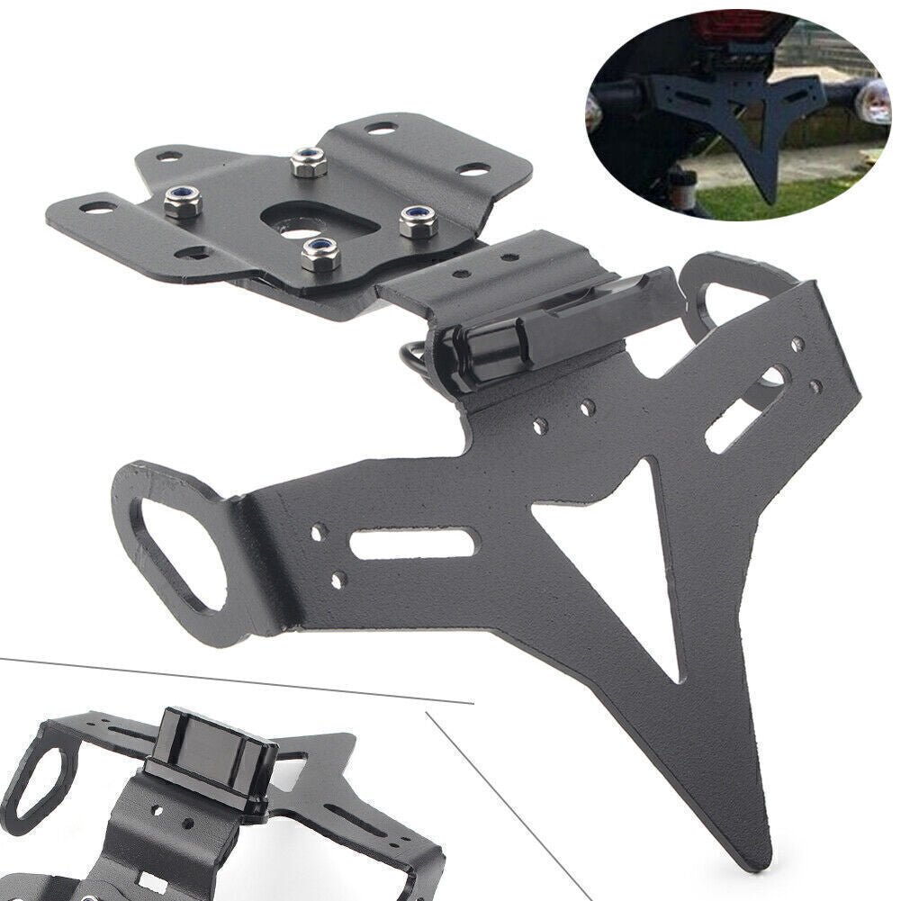 License Plate Holder Bracket Fender LED Light for Yamaha MT-07 FZ07 2013-2019