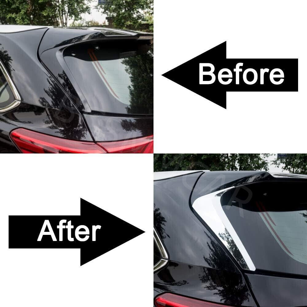 Fit For 2014-2019 for Toyota Highlander Rear Window Door Spoiler Tail Wing Covers