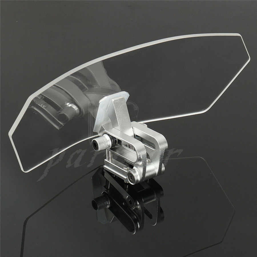 Adjustable Clip On Windshield Extension Spoiler for Honda for Yamaha for Suzuki for Kawasaki Q