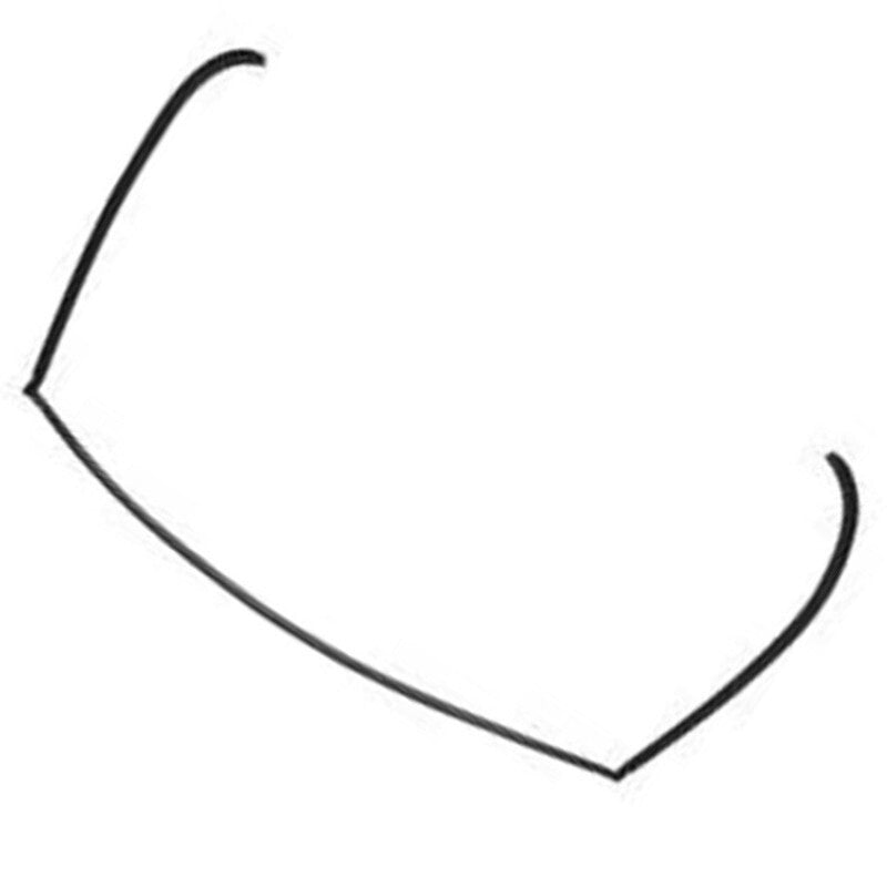 The new rear windshield upper mold seal is suitable for BMW E60 5 Series 525i 530i 528i