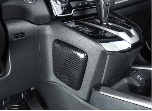 ABS Carbon Fiber Console Gear shift Protection Trim for Honda CRV CR-V 2017-2021