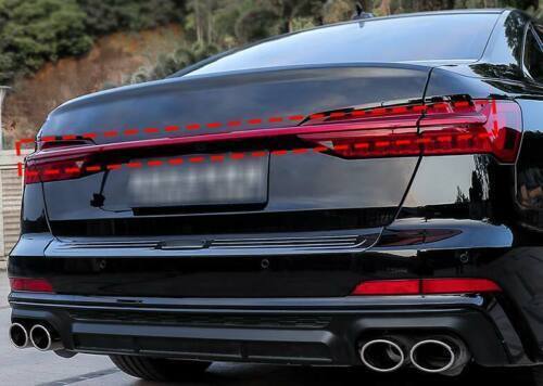 for Audi A6 S6 C8 2019-2023 RED Rear Door Trunk Tail Lamp Molding Strip Trim 3x