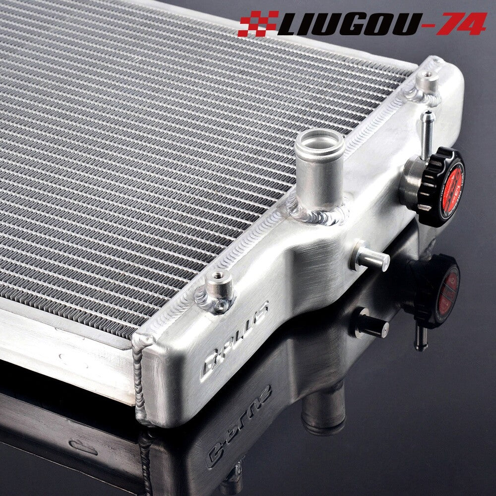 42mm 2-row aluminum heatsink suitable for 92-00 for HONDA for CIVIC D15/16 EG/EK input/output 28mm