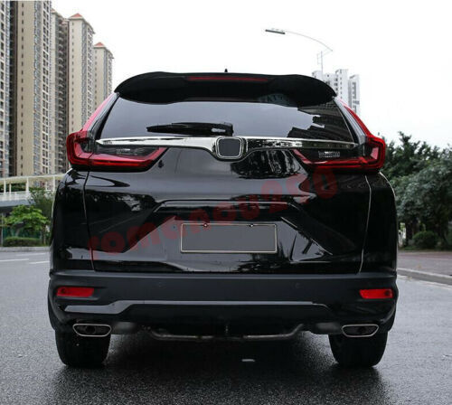 for Honda CRV CR-V 2020-2022 Black ABS Rear Bumper Lip Molding Strip Trim Kit 3x