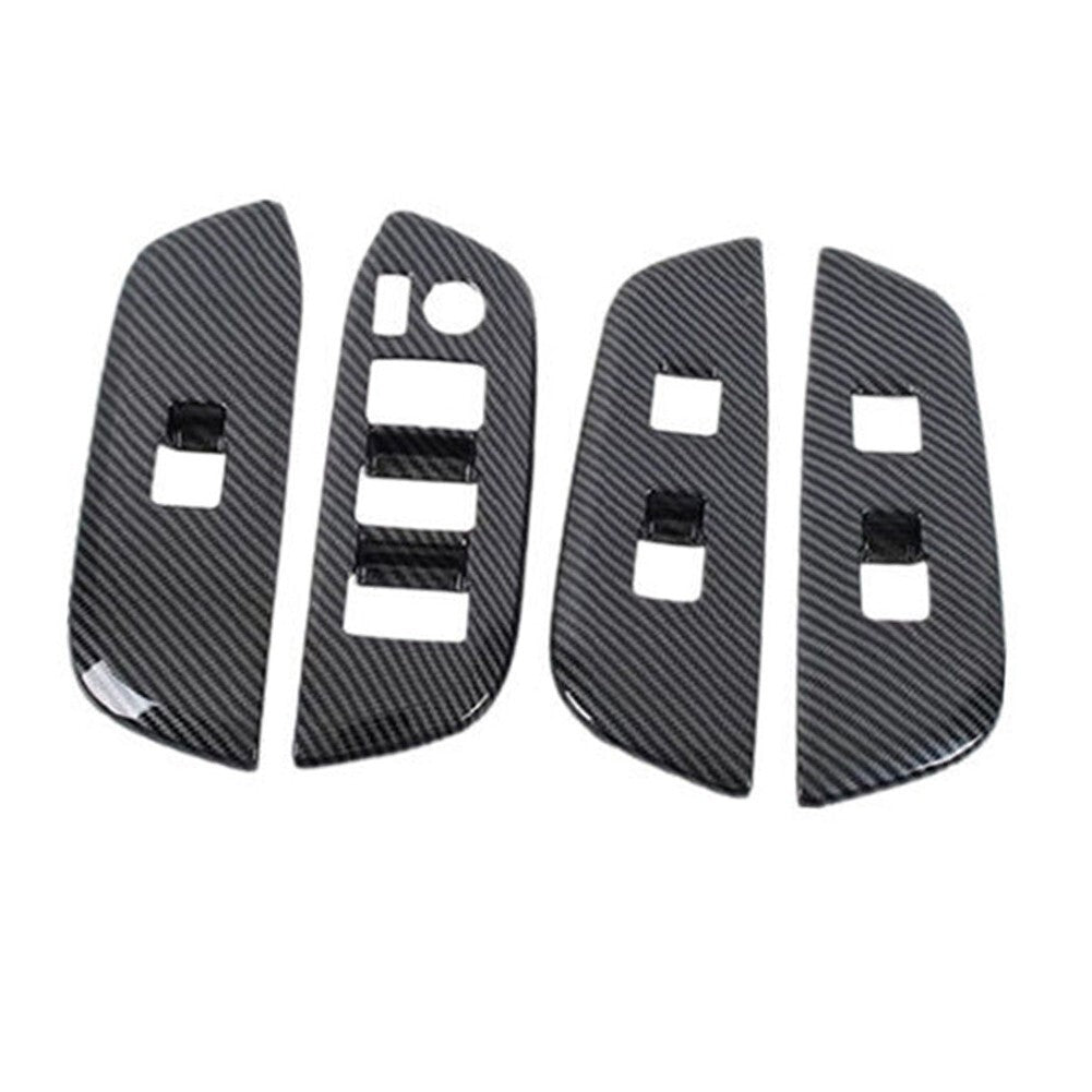 For Crown 2023 2024 Carbon Fiber Window Lift Switch Panel Cover Trim v