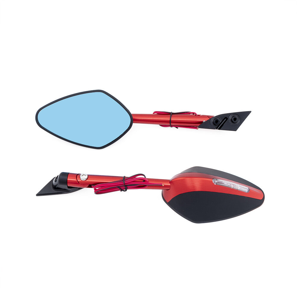 LED Turn Signal Light Rear Side Mirror for Ducati V2 V4 V4S 959 1299 Panigale Q