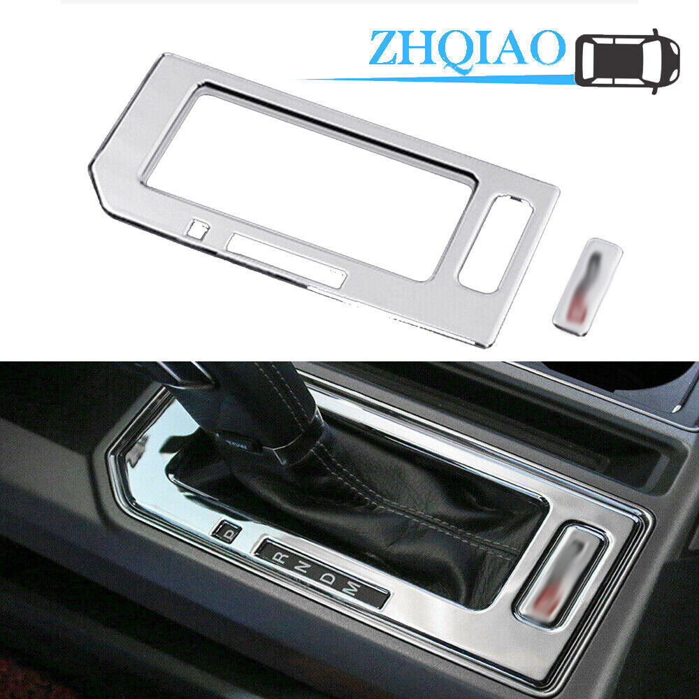 ABS Chrome Interior Gear Shift Frame Cover Trim for Ford F150 F-150 2016-2020