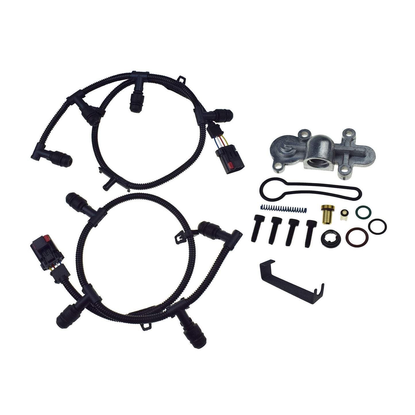for Ford 6.0L Glow Plug Harnesses + Fuel Pressure Blue Spring Kit