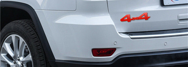 3D DIY Logo Decal Car Racing Trunk Tailgate Emblem Sticker Badge Trim Red Metal