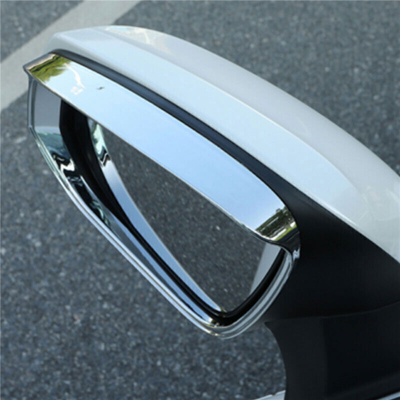 for Toyota Venza 2021-2024 ABSChrome Rearview Mirror Rain Eyebrows Cover Trim 2P