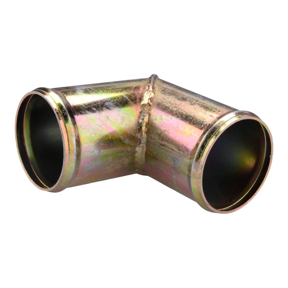 2x Aluminum 1-3/4 OD 90 Degree Radiator Coolant Connector Hose