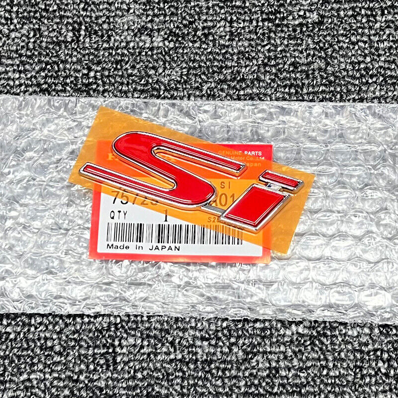 New Red Si badge for Honda for Civic Si 2Dr 4Dr Trunk rear badge sticker