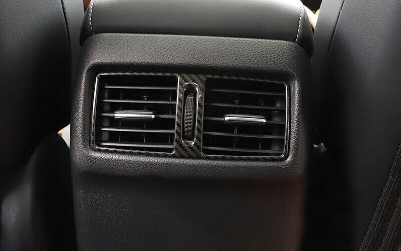 Rear Air Outlet Vent Frame Trim Fit for Nissan Sentra 20-2022 Steel Carbon Fiber
