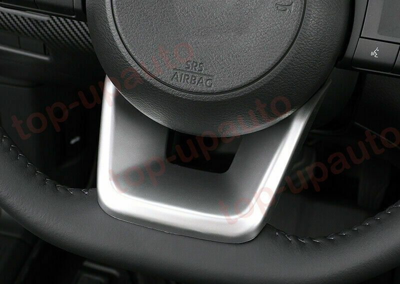 for Nissan Rogue 2021-2023 Matte Silver ABS Steering Wheel Molding Frame Cover