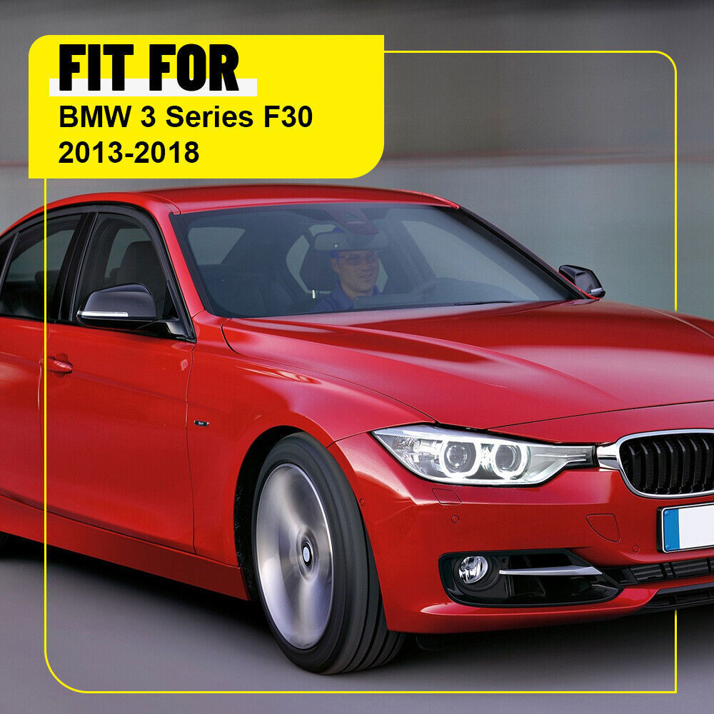 ABS Gloss Black Exterior Window B-pillar Decoration for BMW 3 Series F30 2014-18