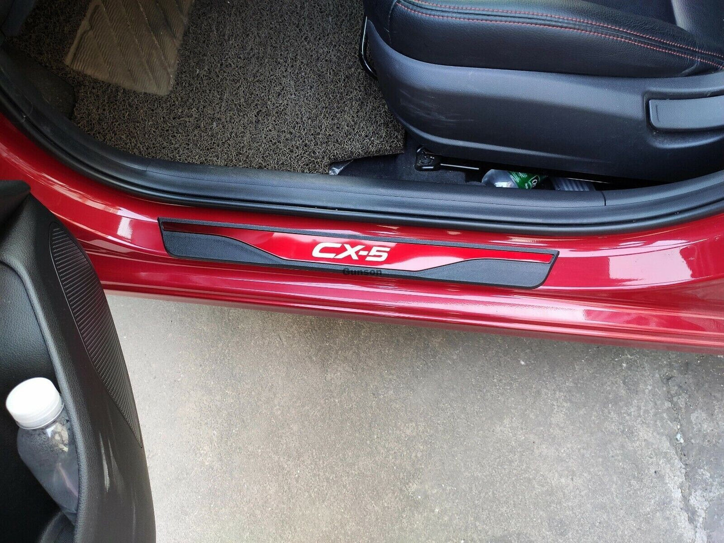 For 2024 for Mazda CX-5 Accessories Door Sill Protector Scuff Plate Guard Sticker