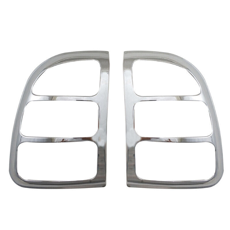 Rear taillight decorative frame cover chrome Pair for Toyota RAV4 1998-2000