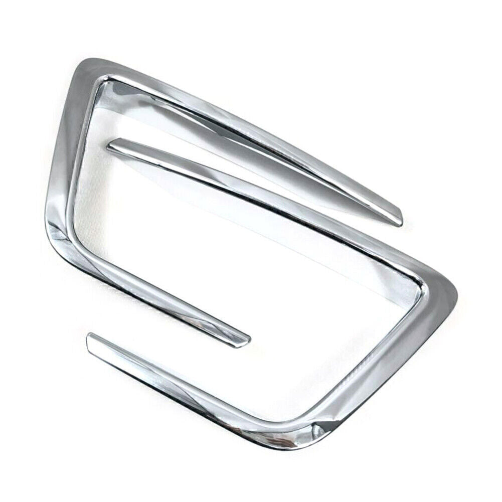 2X Chrome Front Fog Light Cover Molding Trims for ford Expedition 2018-2020 19