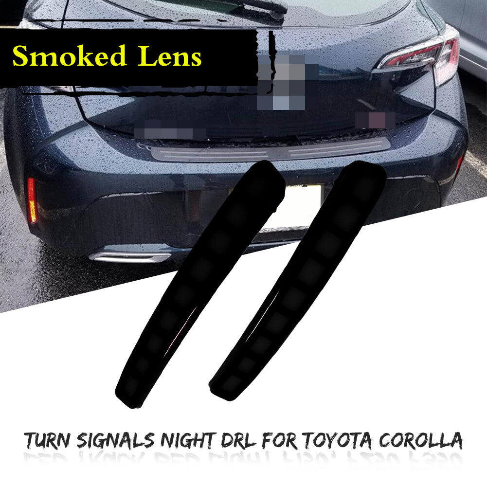LED rear bumper brake taillight with turn signal for 2020 2021 for Corolla - v