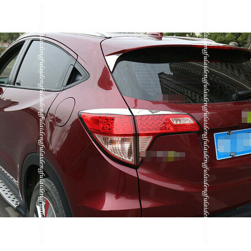 for Honda HR-V Vezel 2016-2020 Chrome Stainless Rear Tail Light Lamp Strip Trim