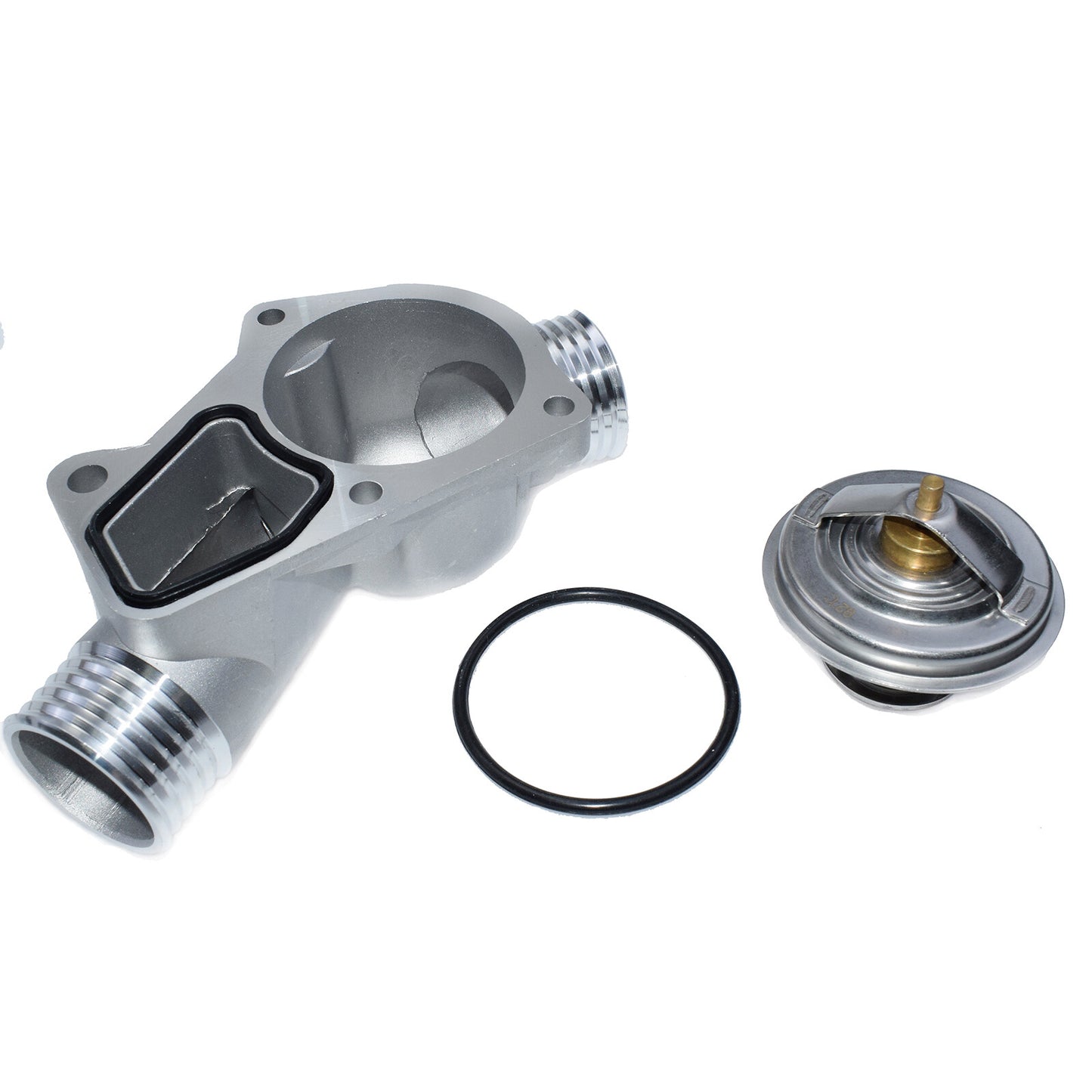 Thermostat kit with aluminum housing for BMW 320i, 323i, 325i, 520i, 525i E34, E36, Z3 Q