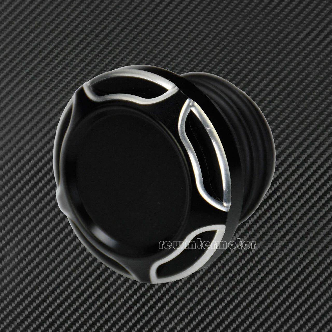 CNC Cut Vented Gas Cap Fuel Tank Right-hand Thread Fit for Harley Dyna Softail Q