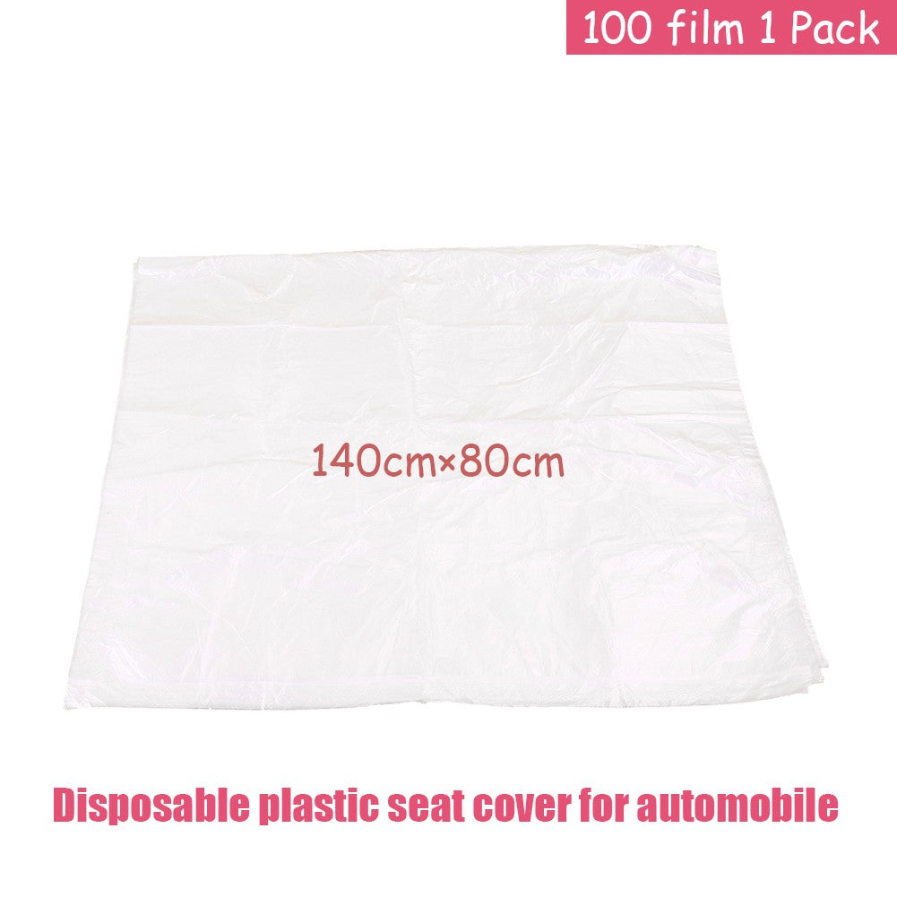 Disposable Plastic for Seat Chair Covers 100pcs Car for Seat Covers Plastic Compatible Q
