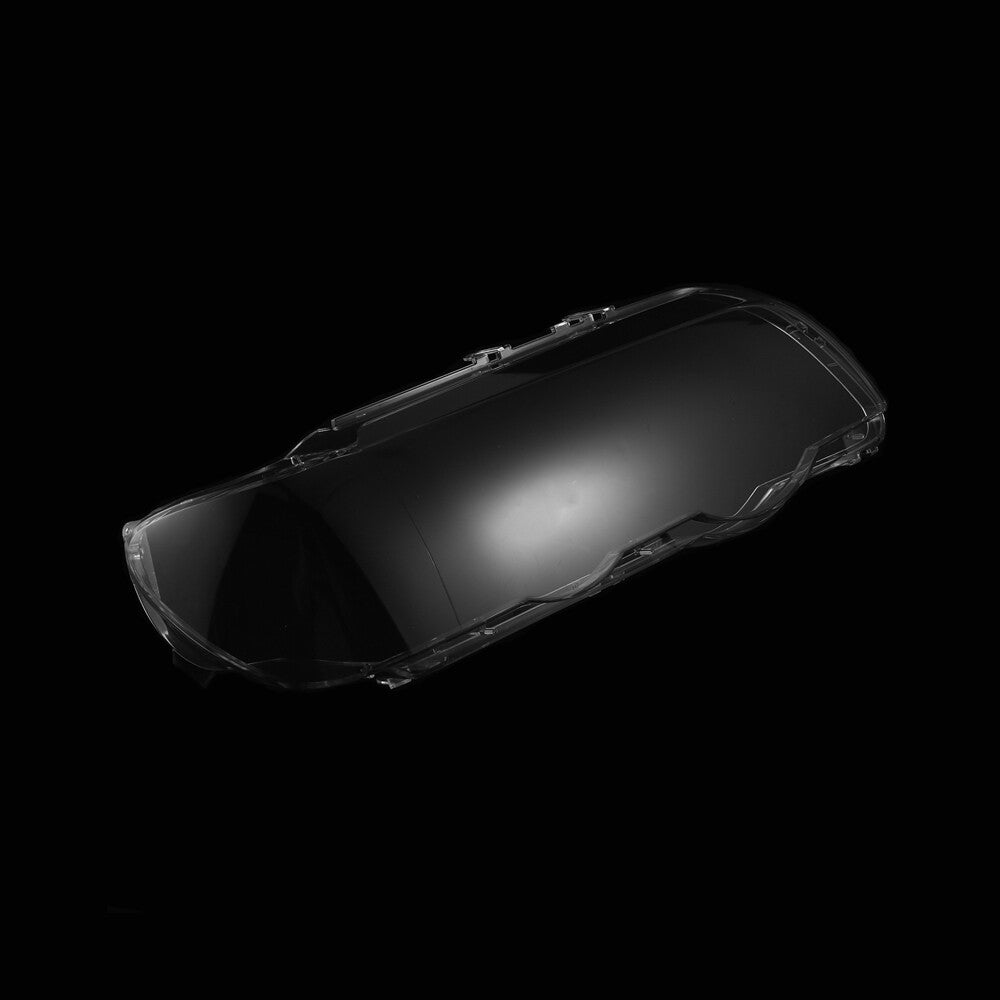 Transparent front headlight lens cover for left side, suitable for BMW X5 E53 (March 2000)