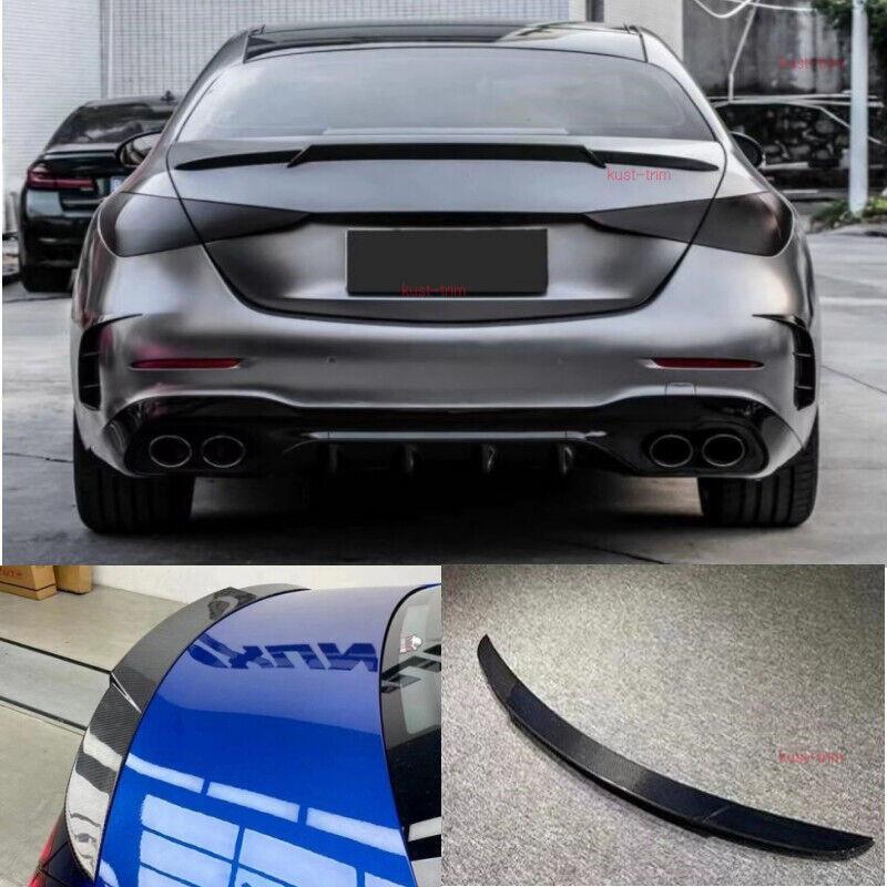 One piece of carbon fiber rear lip spoiler for 22-23 for Benz C-Class W206.