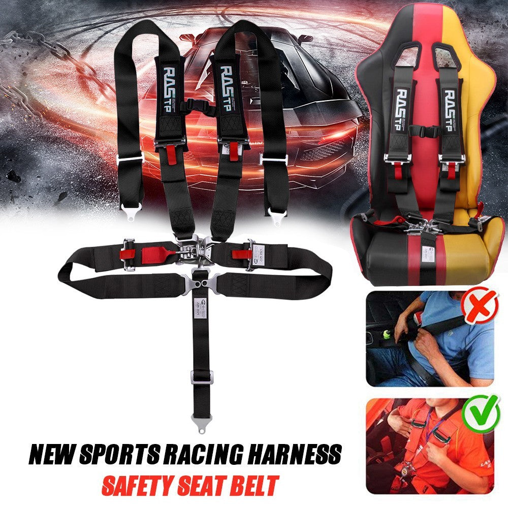 3IN 5 Point Racing Harness Latch Quick Release Safety for Seat Belt ATV UTV Offroad Q