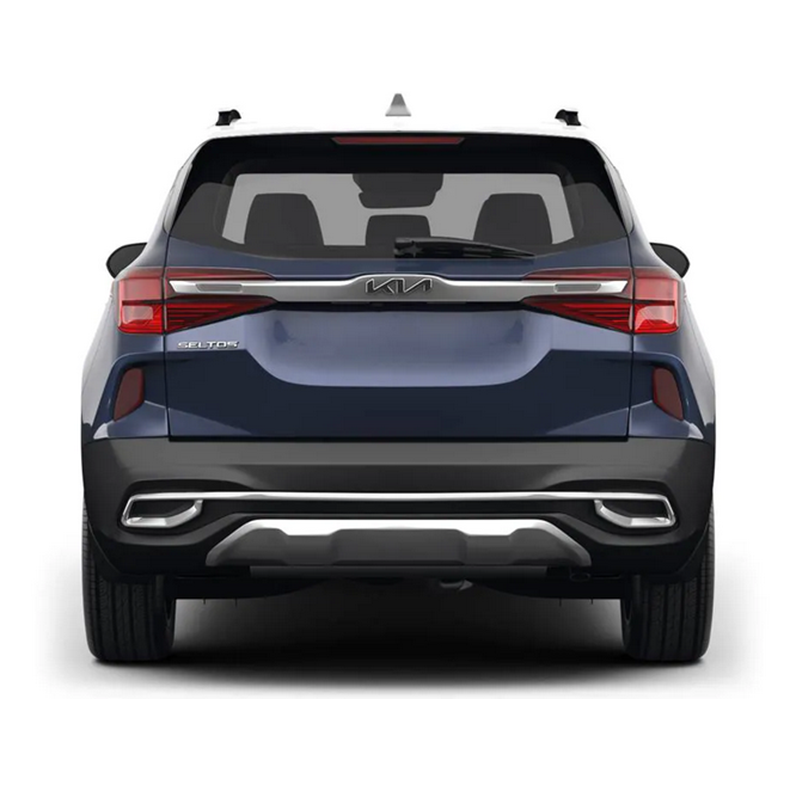 for Kia Seltos 2020-2023 Chrome Rear Bumper Moulding Cover protector Trim Guards