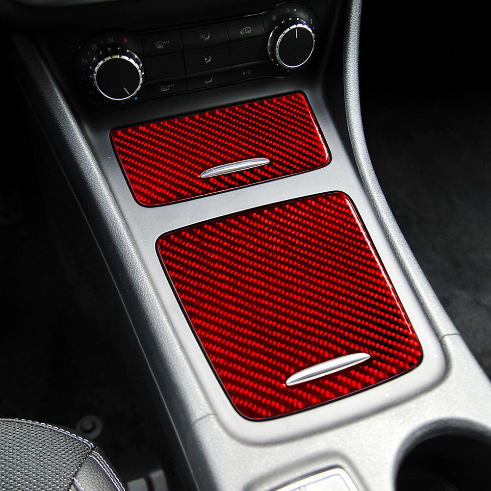 Red Carbon Fiber Navigation Control Trim for LEXUS RX330 RX350 2004-2009 v