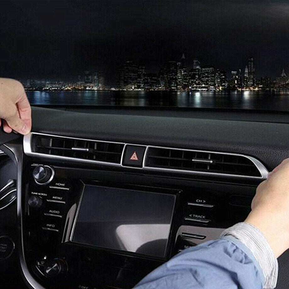 2P for Mazda 3 Axela 2014-2016 ABS Bright red Front Fog Light Cover Trim Eyebrow v