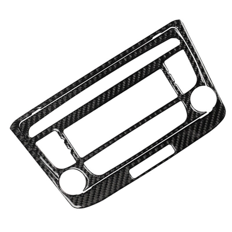 Carbon Fiber Car Control Air Conditioning CD Panel Cover for Audi TT TTRS 08-14